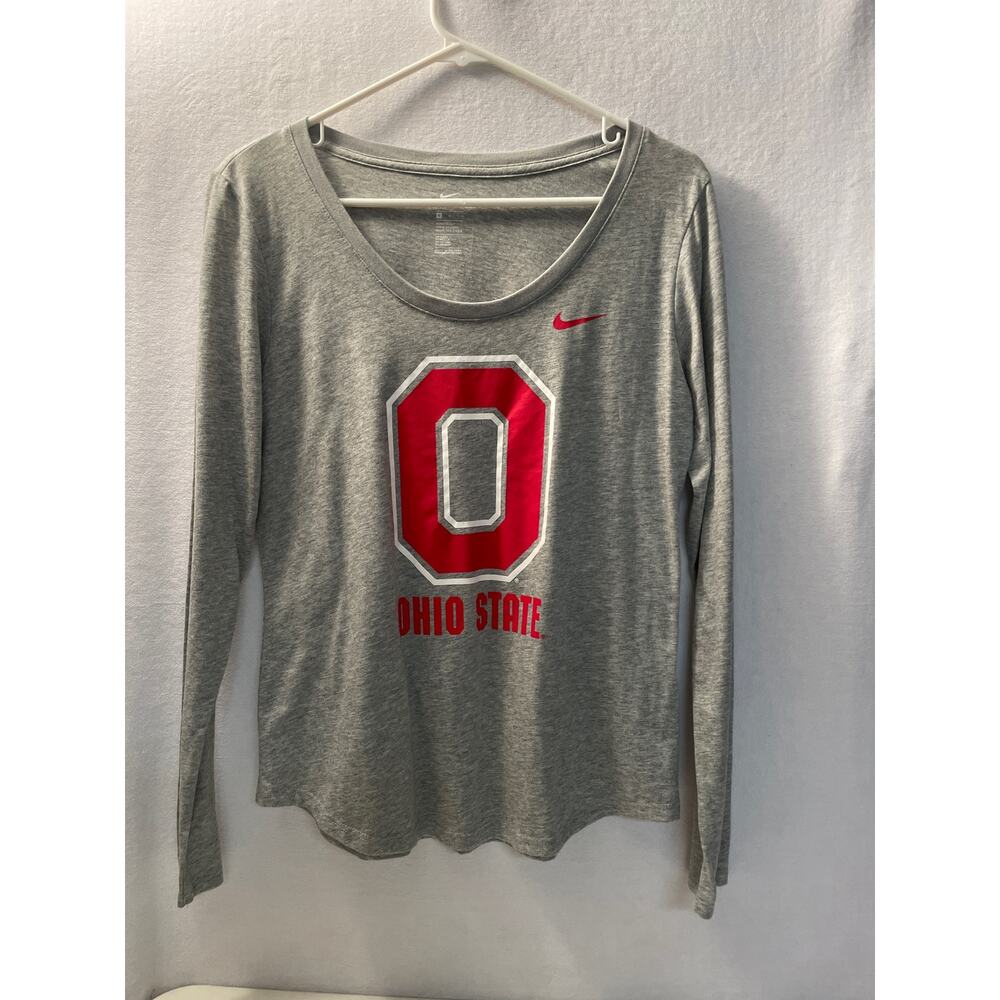 Ohio‎ State women’s t-shirt The Nike Tee long sleeve gray size medium